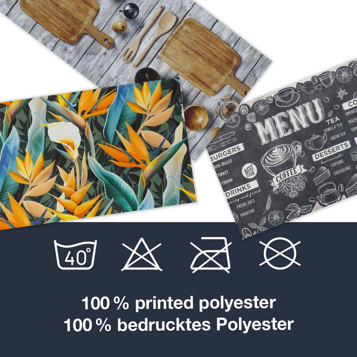 KÜCHENLÄUFER MAMA - Hellbraun, Textil (50/550cm) - WohnDirect