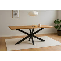 ESSTISCH SALVADOR - Eichefarben/Beige, Holz (100/200/77cm) - SAM