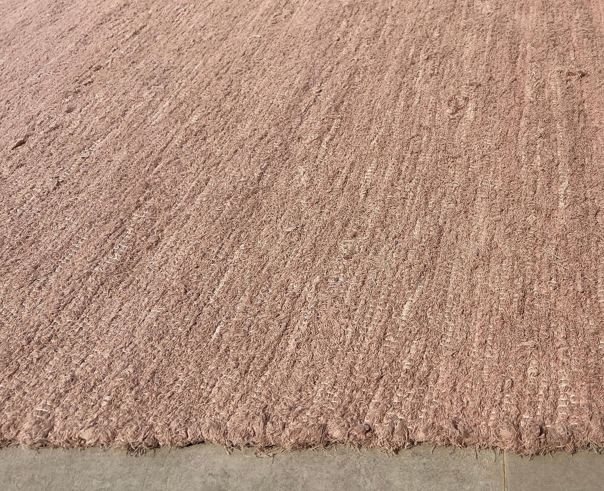 TEPPICH aus recycelter Baumwolle handgewebt rosa - Pink, Naturmaterialien (160/230cm) - AFK Living