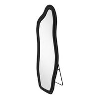GANZKÖRPERSPIEGEL 140x45 cm, Standspiegel Schwarz, für Schlafzimmer - Schwarz, Metall (4/147/50cm) - PARAFTA HOME
