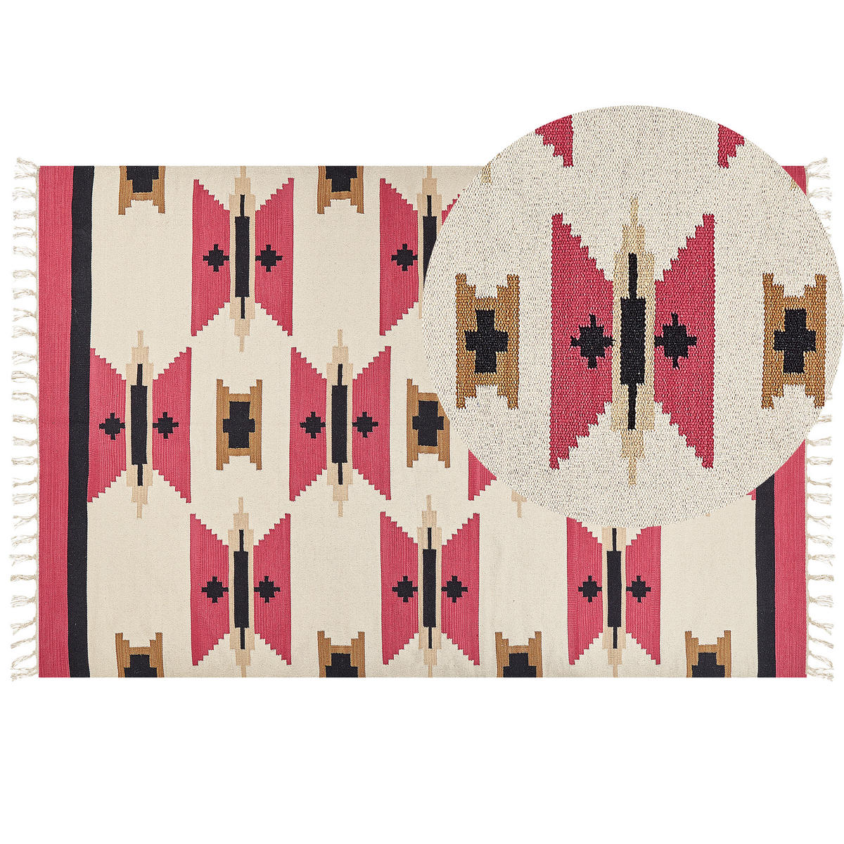 KELIM-TEPPICH Garni 300/200 cm - Multicolor, Textil (200/300cm) - Beliani