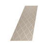 TEPPICH Outdoor Flachgewebe Boho-Muster Polypropylen Terrasse Beige Läufer 80x250 - Beige, Textil (80/250cm) - KADIMA DESIGN