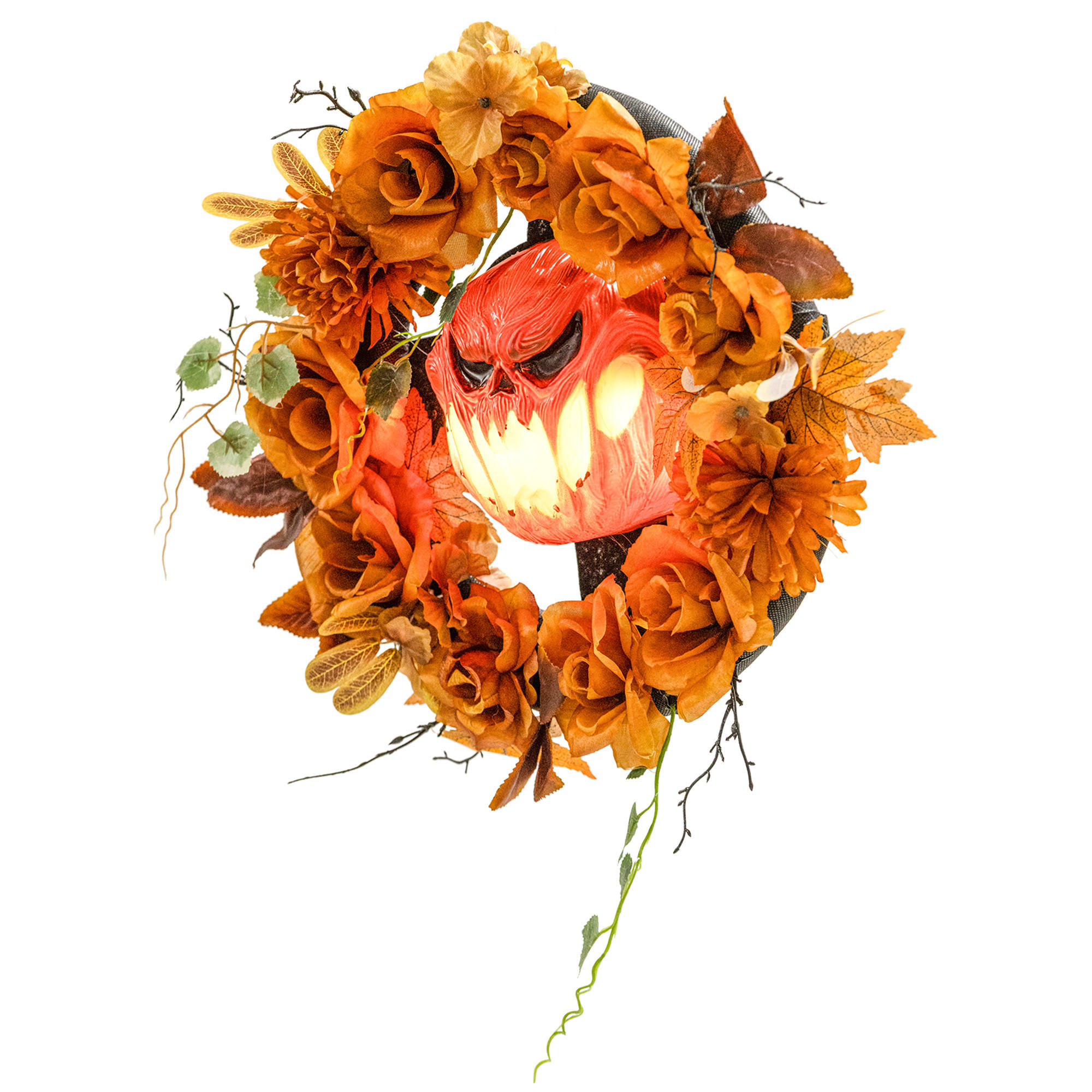 HALLOWEEN-DEKORATION Orange 44.0/9.0/44.0cm - Orange, Textil (9/44/44cm)