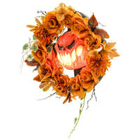 HALLOWEEN-DEKORATION Orange 44.0/9.0/44.0cm - Orange, Textil (9/44/44cm)
