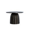 BEISTELLTISCH Veglia Braun Ø60/38 cm - Dunkelbraun, Metall (60/60/38cm) - Light & Living
