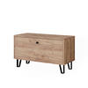 SITZBANK Siri Goldkraft Eiche 80 x 46 cm - Eiche Wotan, Holzwerkstoff (80/46/35.1cm) - Vicco
