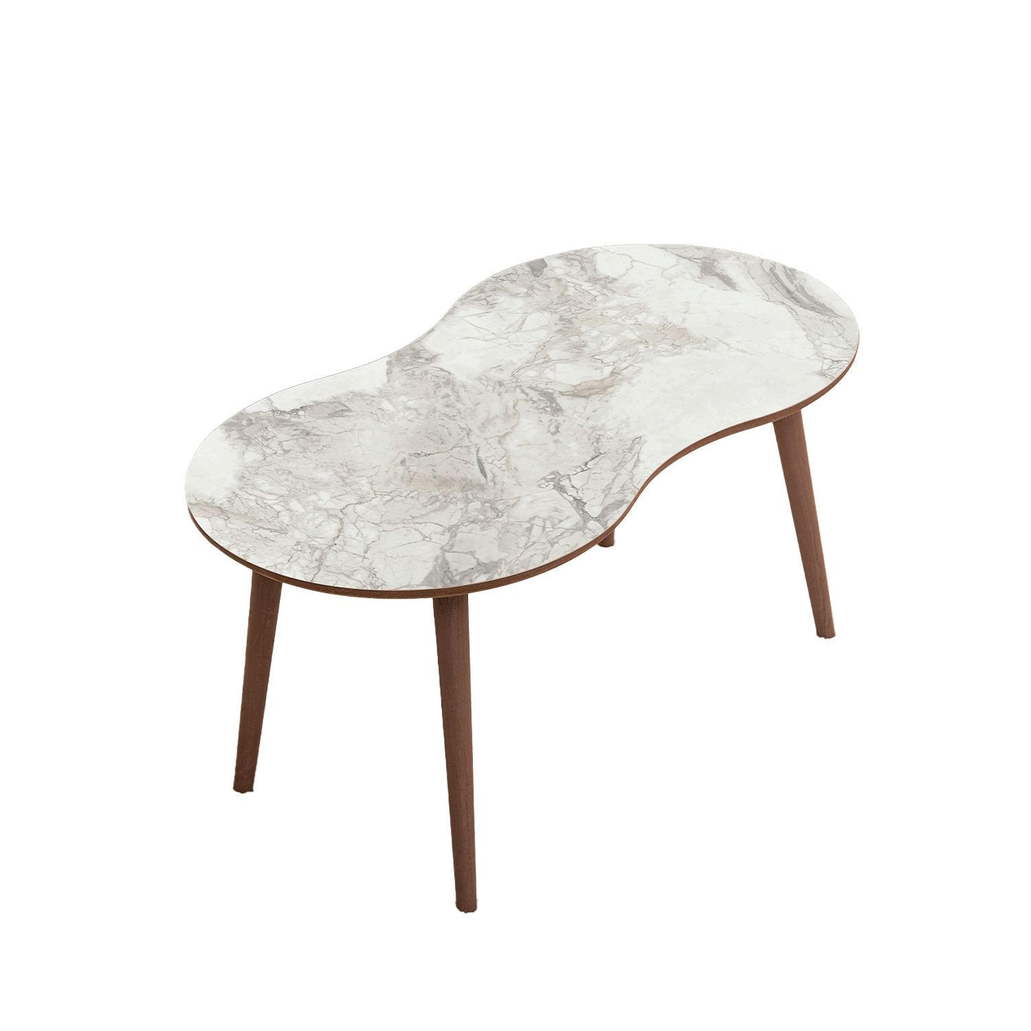 COUCHTISCH moon weiss - Weiß, Holz (99/54/45cm) - Habitat Garten