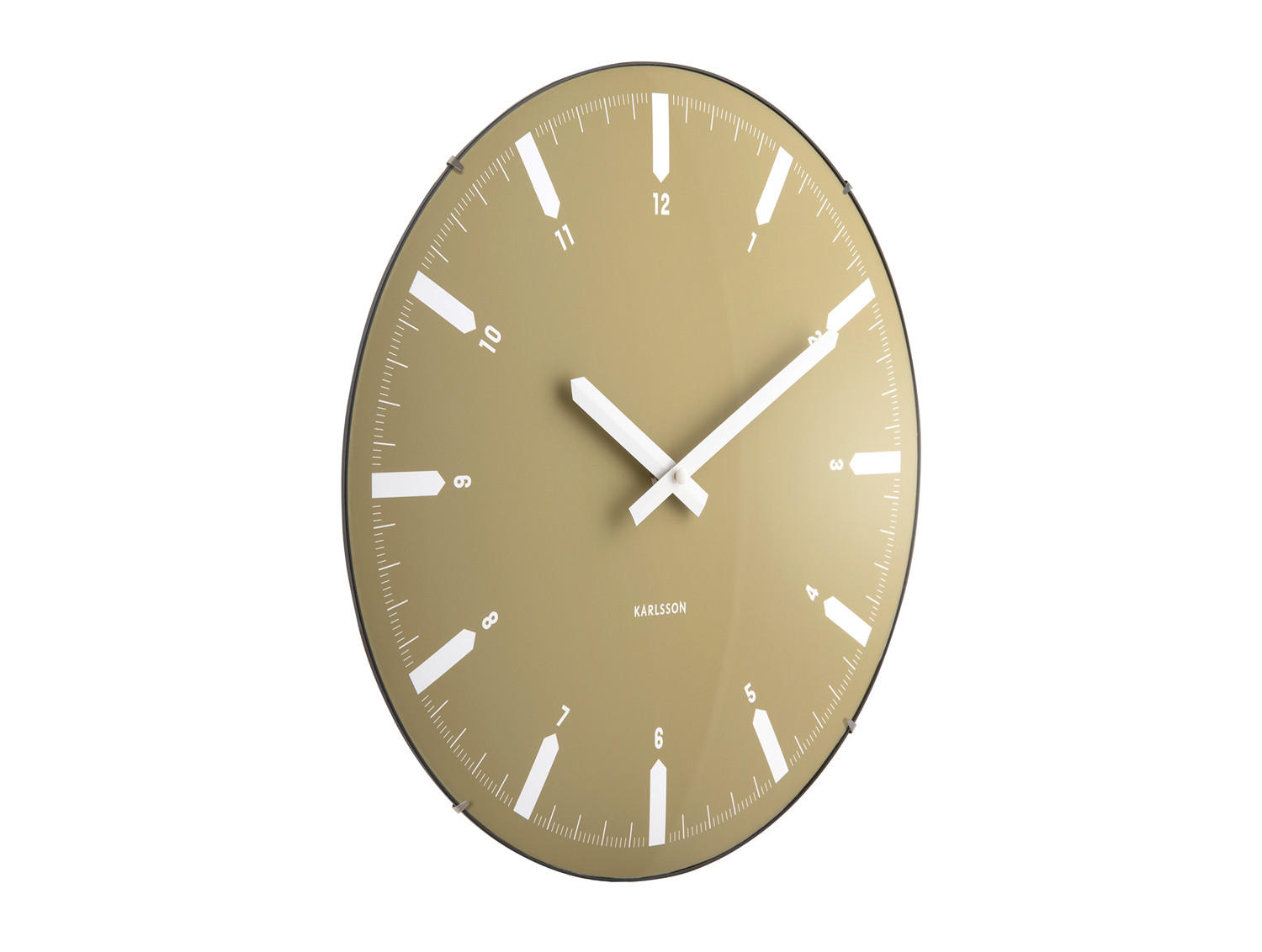WANDUHR Realista Dome Grün 35/4.5/35 cm - Grün, Kunststoff (4.5/35/35cm) - Karlsson