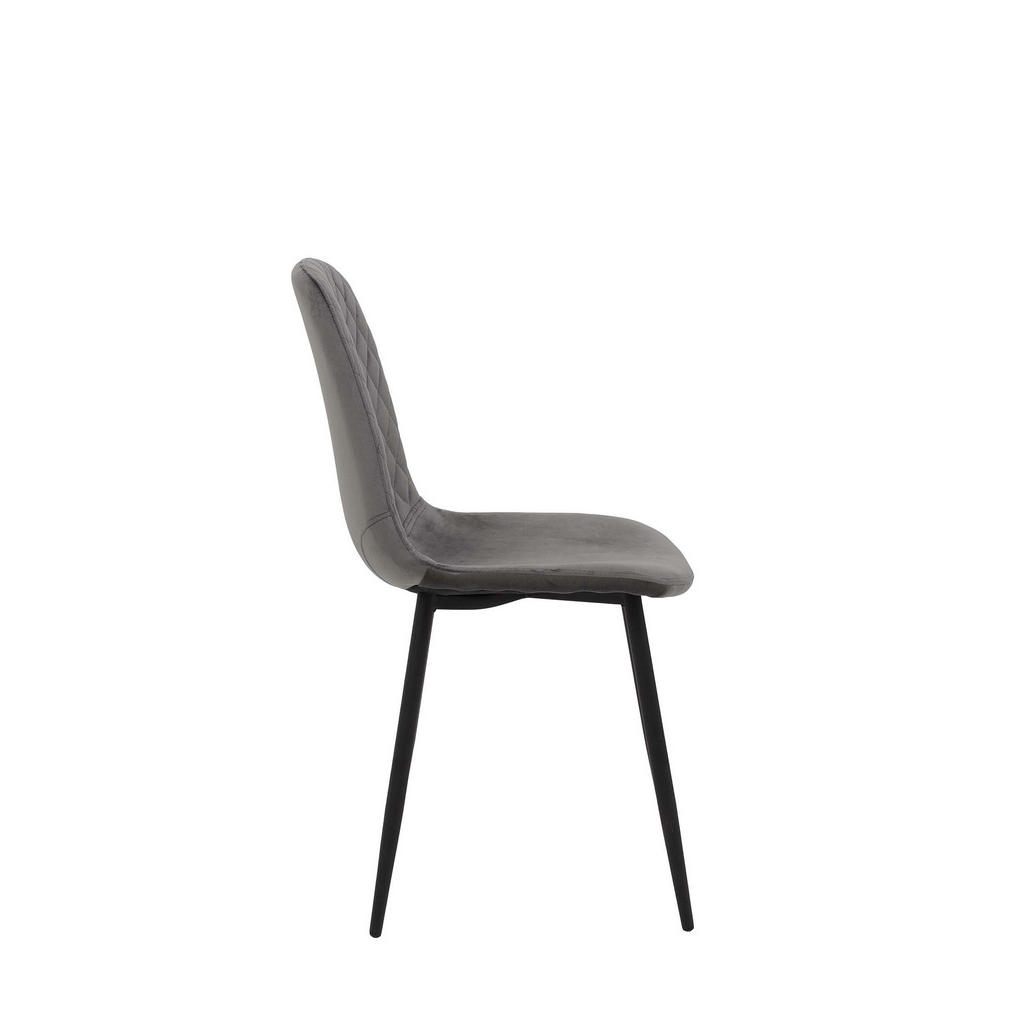 Thumbnail - Hela Vertriebs GmbH Schalenstuhl-Set, Grau, Textil, 44x89x53.5 cm, Esszimmer, Stühle, Esszimmerstühle, Vierfußstühle