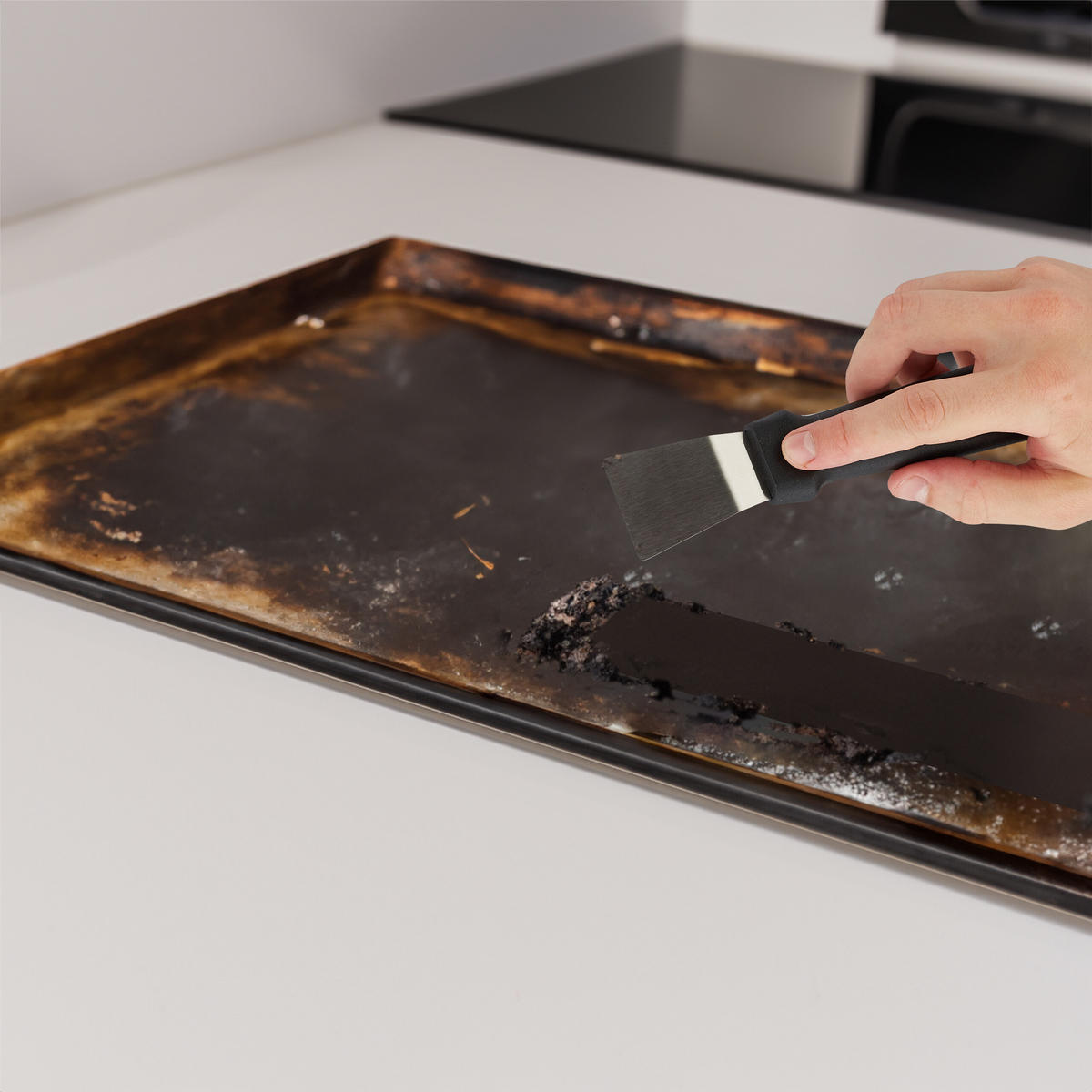 4XREINIGUNGSSCHABER - Multicolor, Kunststoff/Metall (1.5/4/17.5cm) - Relaxdays