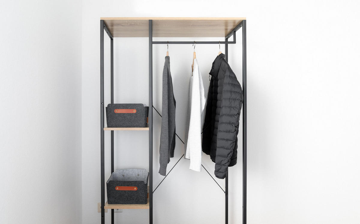 AUFBEWAHRUNGSBOXEN 4er-Set - Beige, Textil (31/15/31cm) - Miqio Design