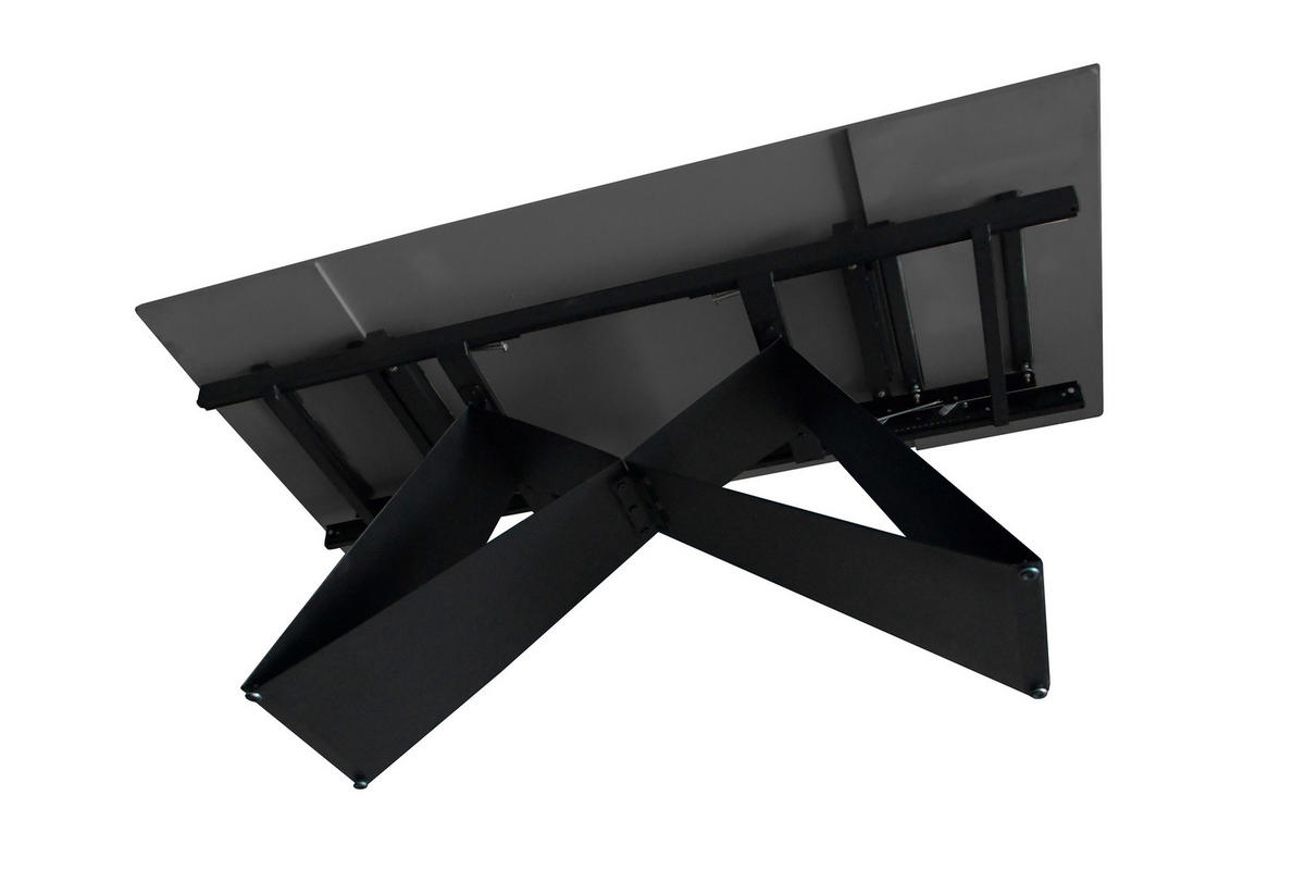 ESSTISCH MILLIE - Schwarz, Keramik (90/180/76cm) - SAM