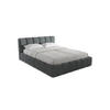 POLSTERBETT mit Bettkasten und Lattenrost 180x228 Grau - Schwarz/Graphitfarben, Kunststoff/Textil (160/200cm) - Makamii