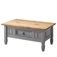 HOME24 Couchtisch FINCA RUSTICA - Braun, Holz (60/100/46cm) - home24