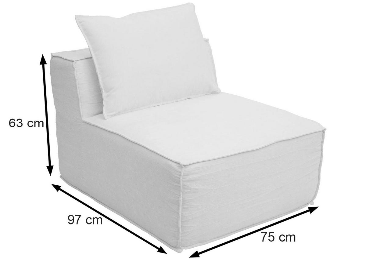 SESSEL Grün - Grün, Textil (75/63/97cm) - MCW