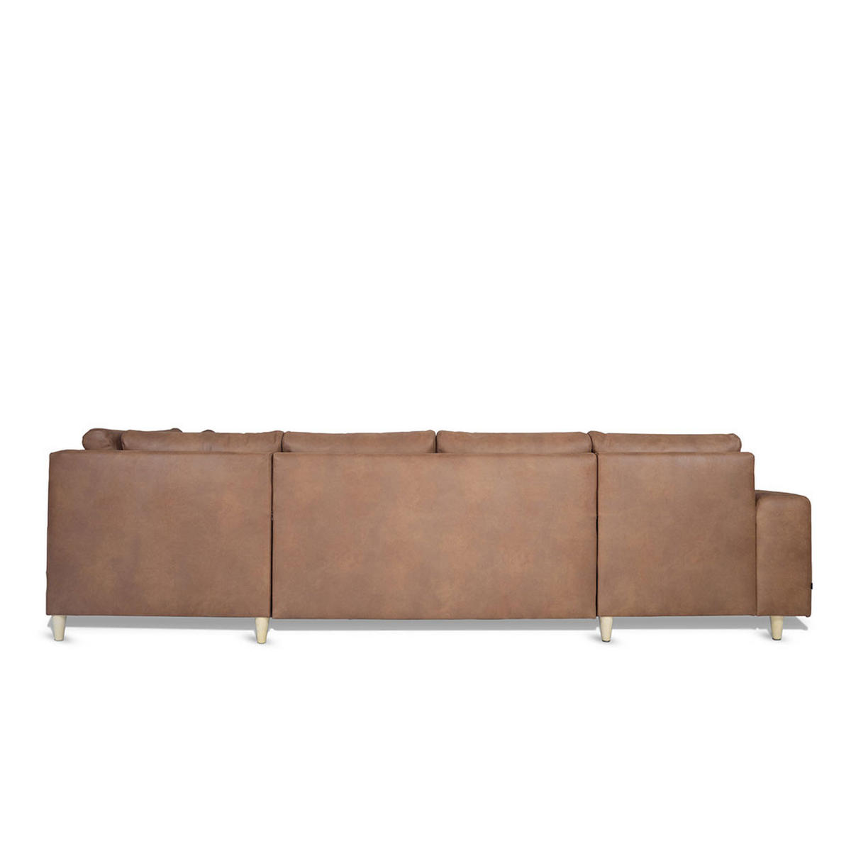 WOHNLANDSCHAFT Leder cognacfarben - Cognac, Leder (288/82/225cm) - ebuy24