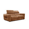 SOFA CALVERA 3-Sitzer, dunkelorange - Dunkelorange, Holzwerkstoff/Textil (204/79/106cm) - Courtois Laville