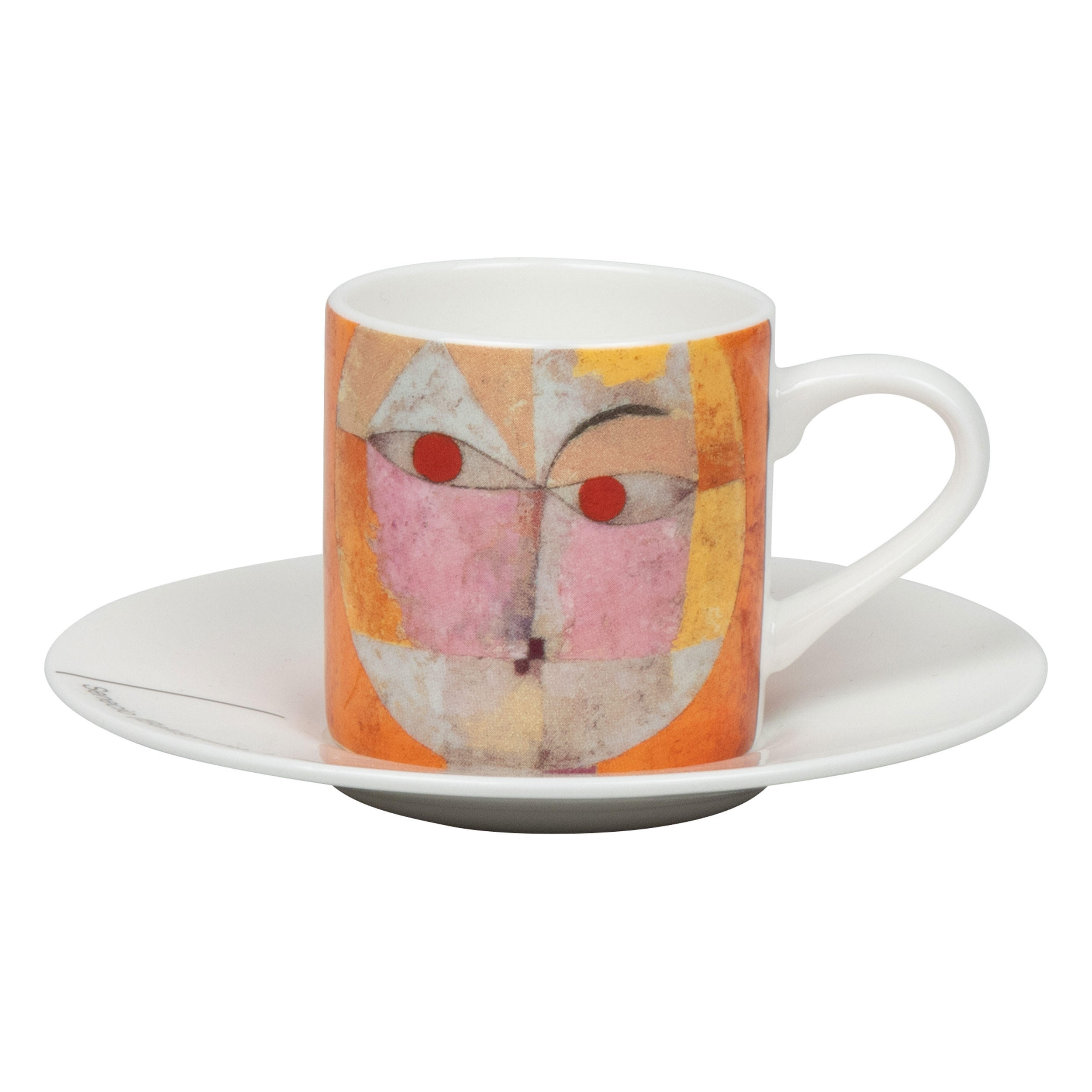 ESPRESSOTASSE Senecio Baldgreis - Paul Klee mit Untertasse - Naturfarben, Keramik (0.095L) - Könitz