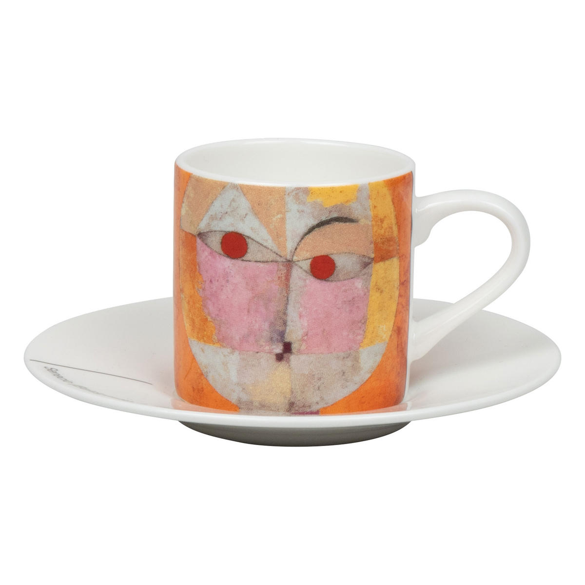 ESPRESSOTASSE Senecio Baldgreis - Paul Klee mit Untertasse - Naturfarben, Keramik (0.095L) - Könitz