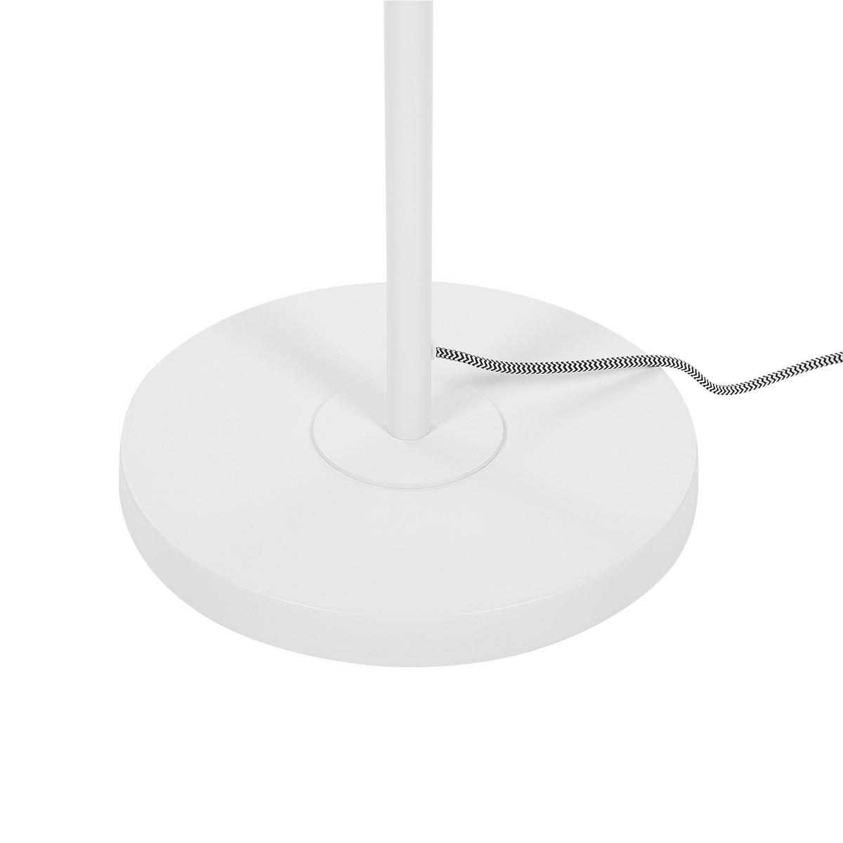 STEHLAMPE Tyria 25/25/156 cm - Weiß, Metall (25/25/156cm) - Beliani