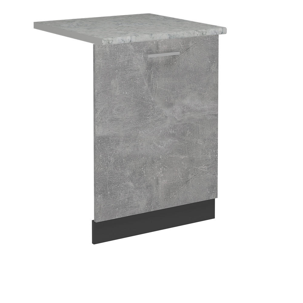 KRYT MYČKY NÁDOBÍ R-Line Beton - šedá/antracitová, kompozitní dřevo (60/81.8/1.6cm) - Vicco