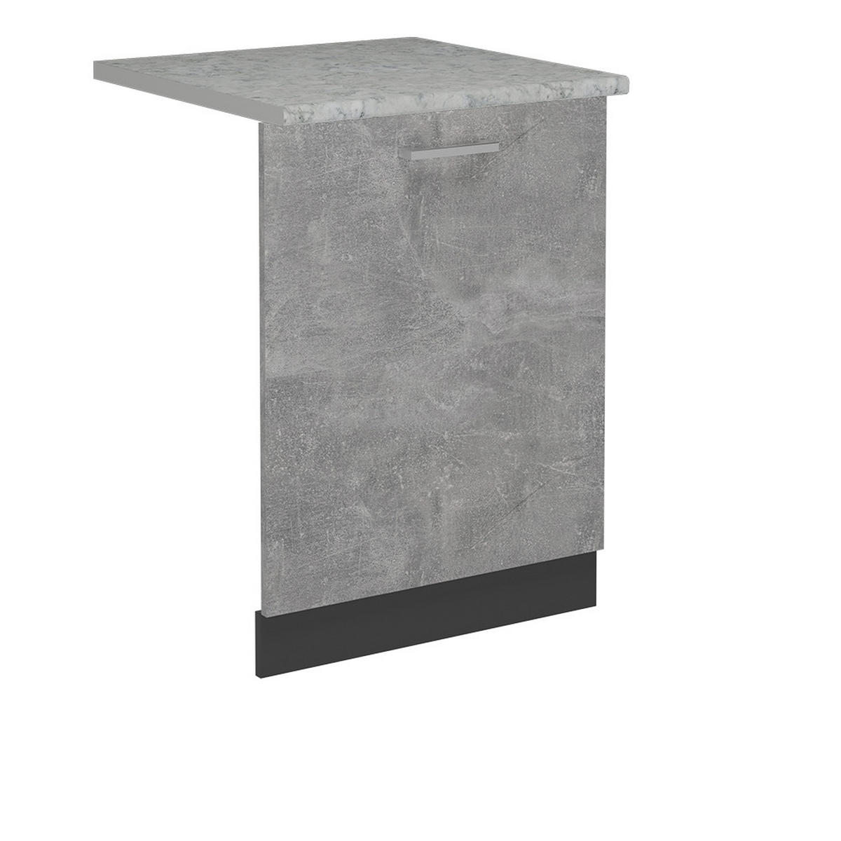 KRYT MYČKY NÁDOBÍ R-Line Beton - šedá/antracitová, kompozitní dřevo (60/81.8/1.6cm) - Vicco