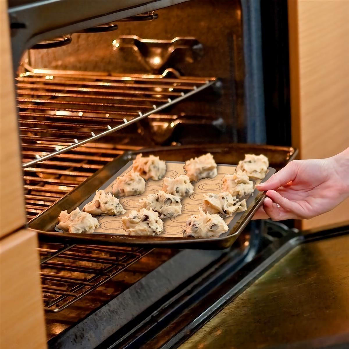 BACKMATTEN - Grau, Kunststoff (29.5/42cm) - Intirilife