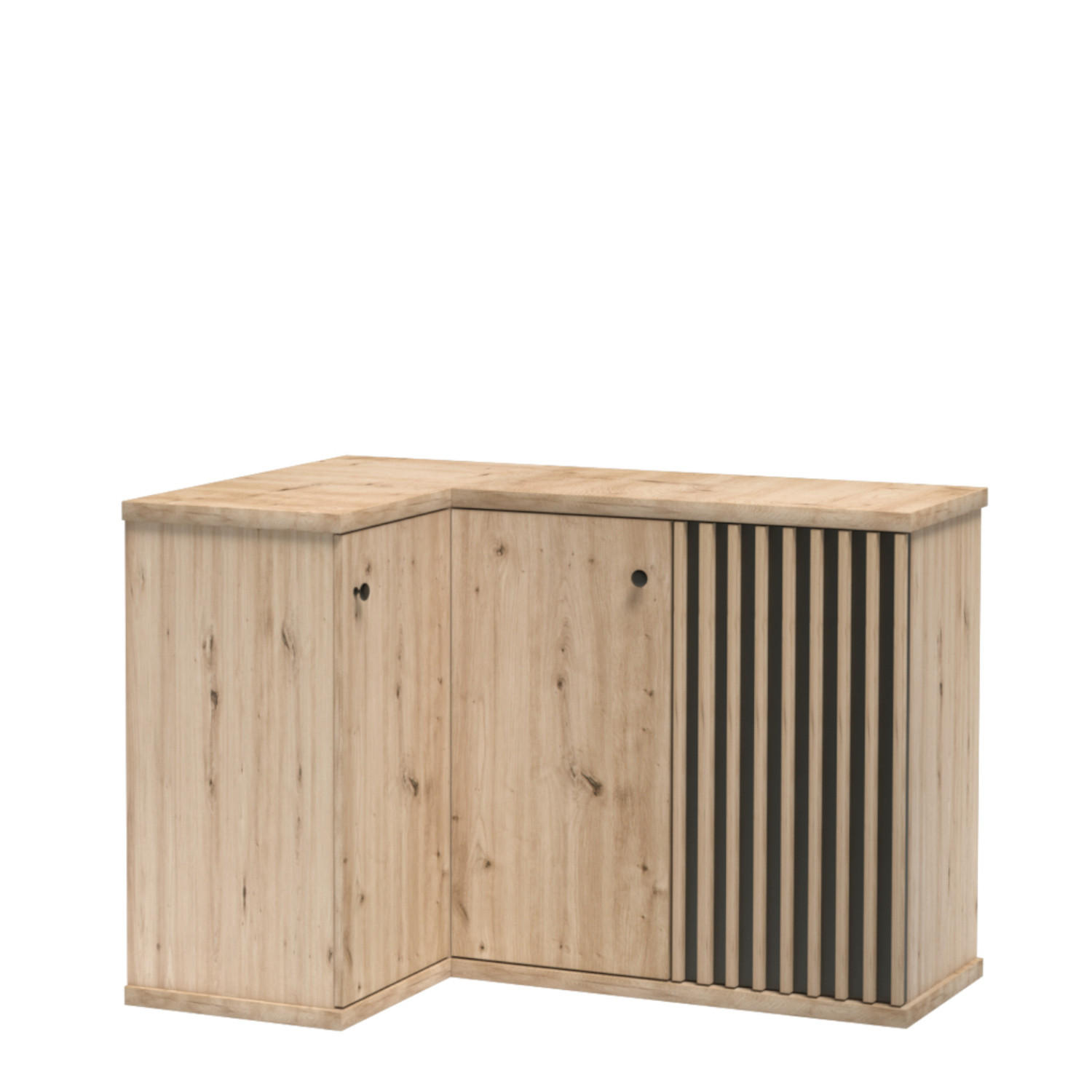 Komodee Sideboard Eiche Artisan 123x86x41 cm