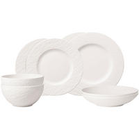 EINSTEIGER-SET Manufacture Rock Blanc weiß 8er Set - Weiß, Keramik (1/1/1cm) - Villeroy & Boch