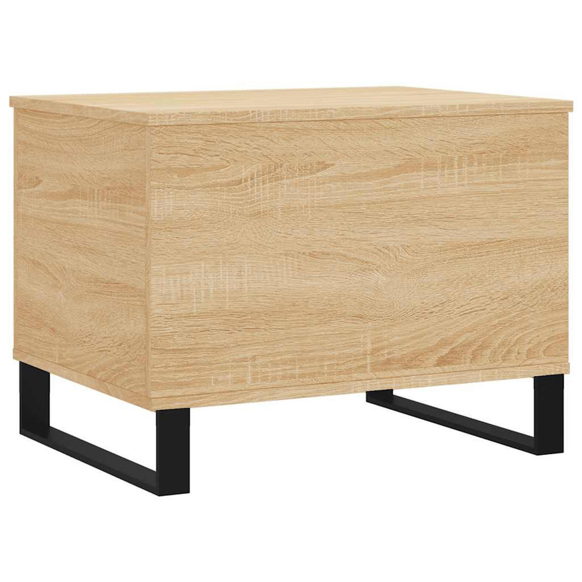 COUCHTISCH 60/44,5/45 cm aus Holzwerkstoff Sonoma-Eiche mit Höhenverstellbarer Tischplatte - Sonoma Eiche, Holz (44.5/60/45cm) - vidaXL