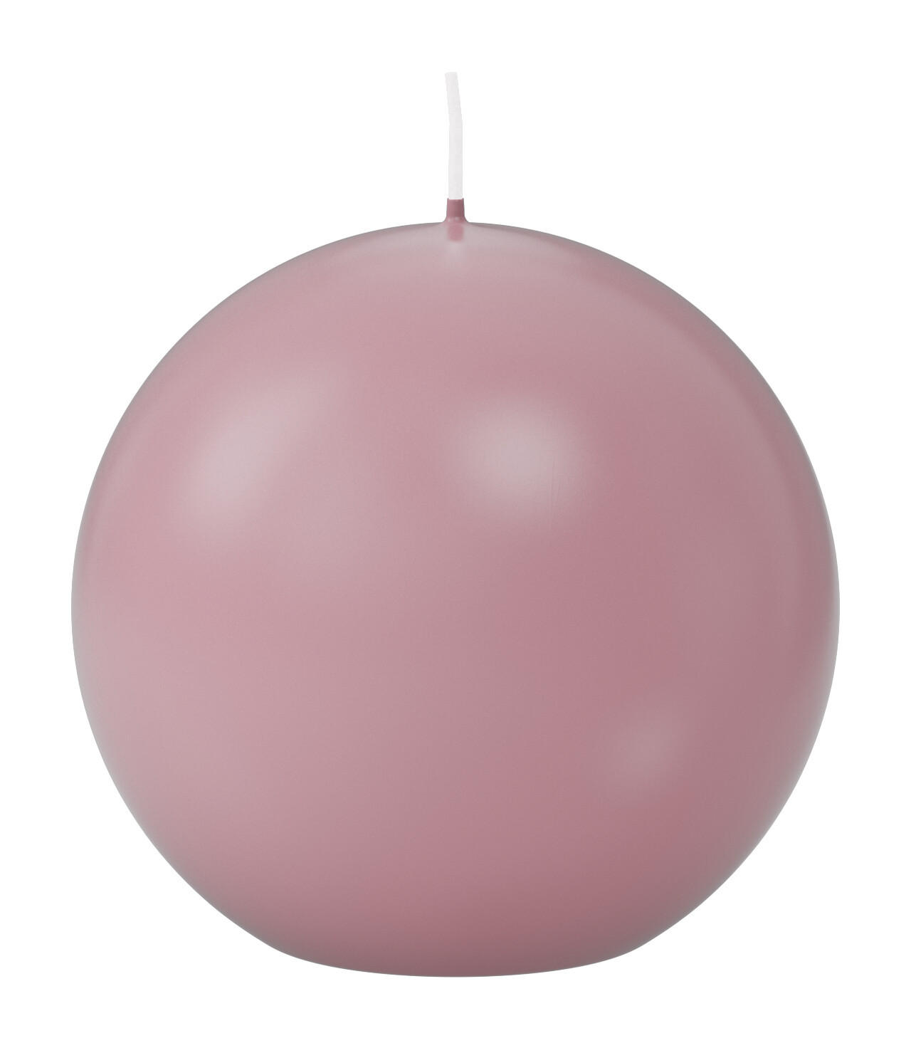 KUGELKERZEN Rosa Ø 100 mm, 6 Stück - Rosa, Paraffin (10/10/10cm) - Wiedemann Kerzen