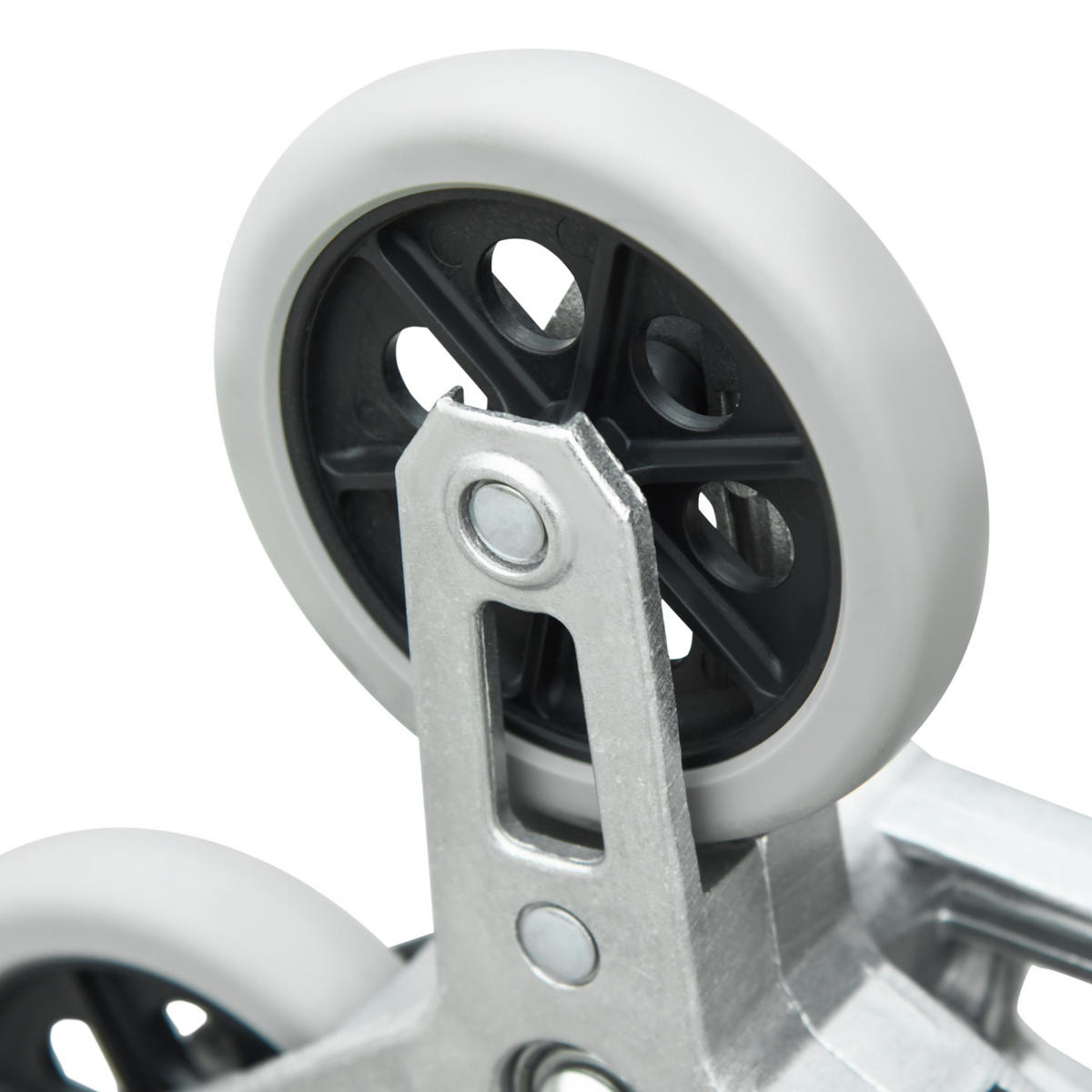 KLAPPBARER Treppensteiger, Silber - Multicolor, Metall (47/100/47cm) - DURHAND