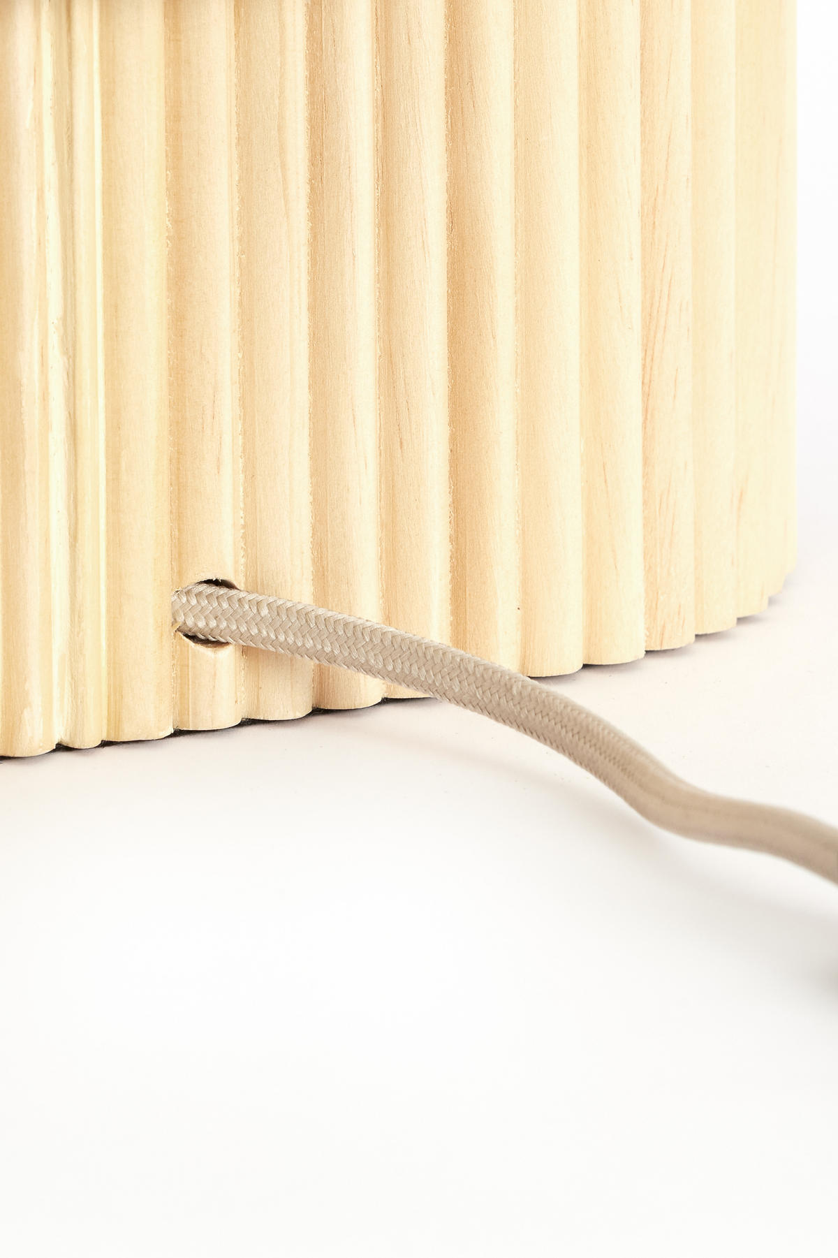 TISCHLAMPE Laslo Braun 30/20/45 cm - Braun, Holz (30/20/45cm) - Light & Living