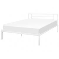 METALLBETT 140/200cm Weiß Cusset - Weiß, Metall (140/200cm) - Beliani