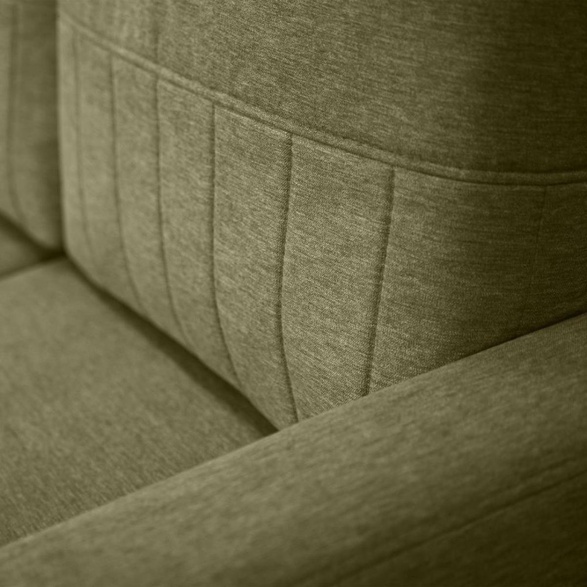 ECKSCHLAFSOFA Vega mit Universelle Ottomane Grün - Grün, Textil (225/150cm) - Beautysofa