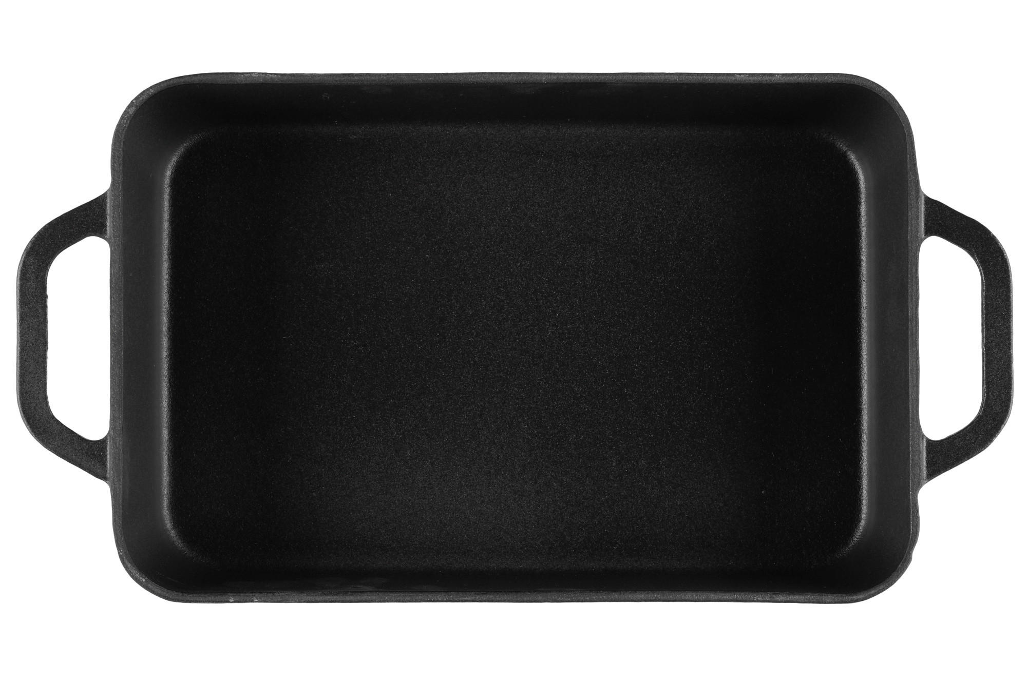 AUFLAUFFORM Gusseisen 20/37 cm - Schwarz, Metall (37/7/20cm)