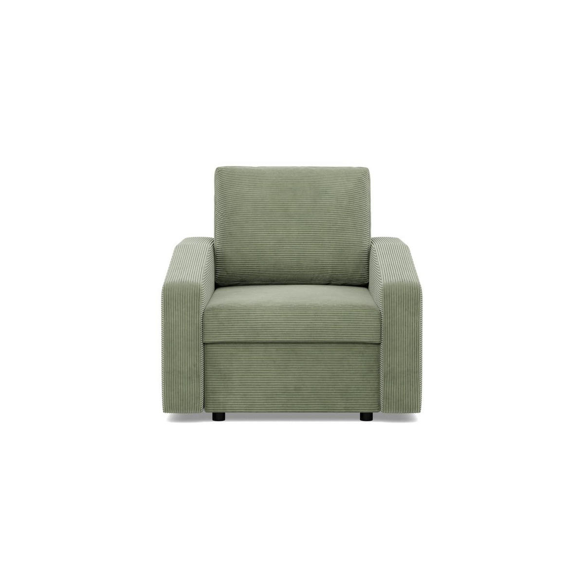 LOUNGESESSEL NEO, BONELL, Cord - Grün - Grün, Textil (83/92/92cm) - Mebligo
