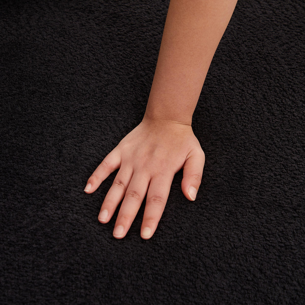 SESSEL DE-34513 sechseckig mit 3 Kissen Schwarz - Schwarz, Textil (122/76/138cm) - ComfortXL