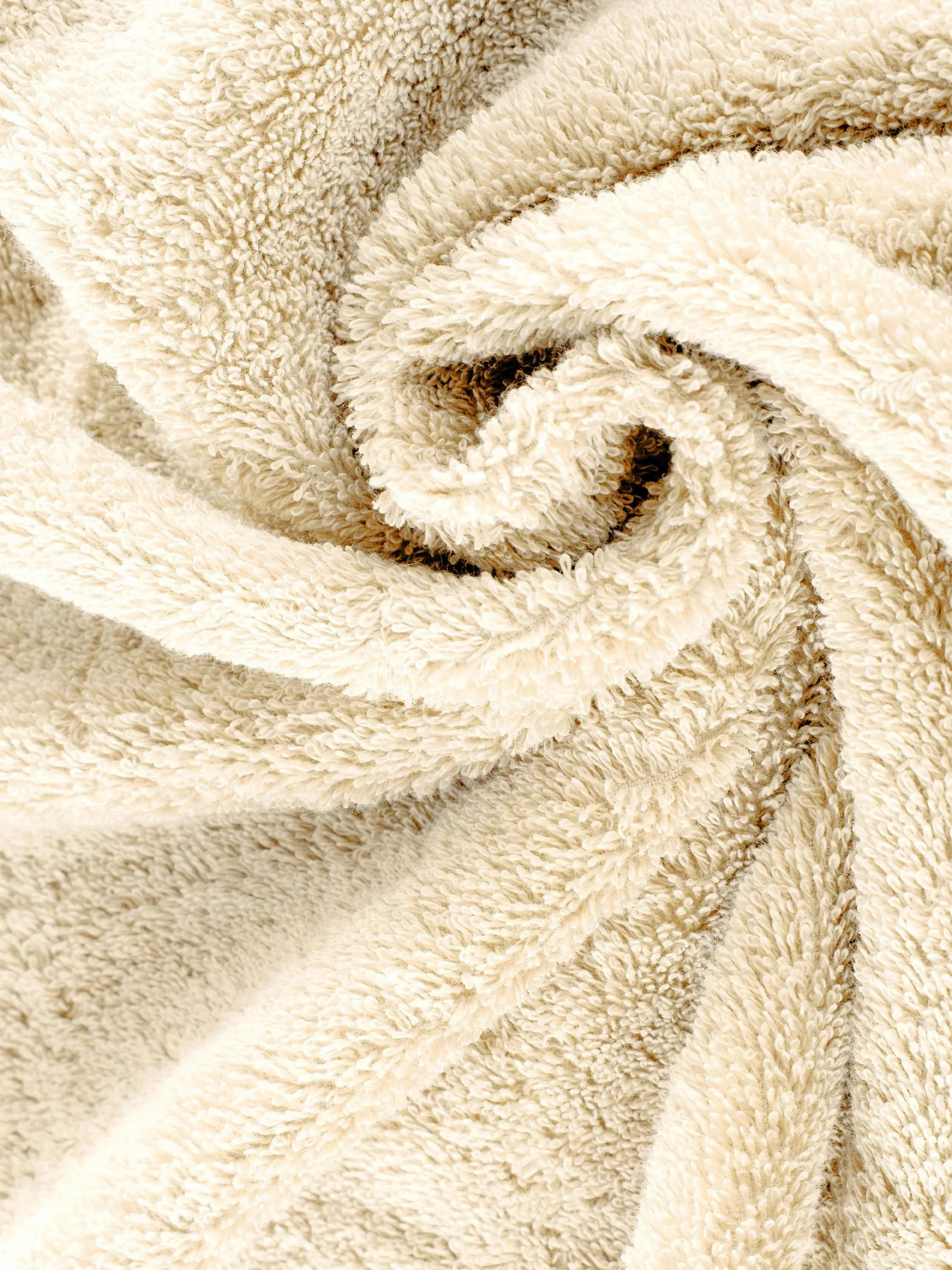 SAUNATUCH Pura Creme - Creme, Textil (80/200cm) - Herzbach Home