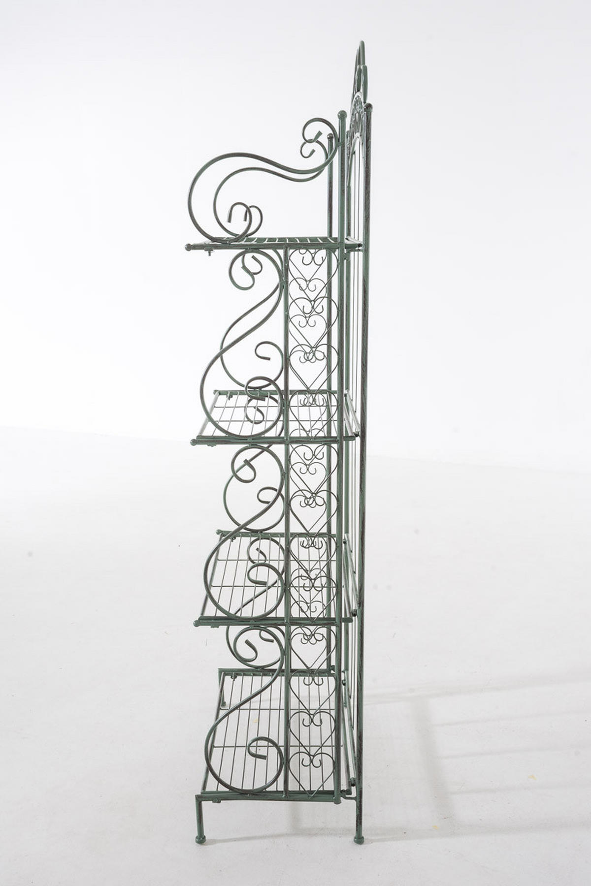 STANDREGAL Metall Antik-Grün - Grün, Metall (61/153/33cm) - CLP