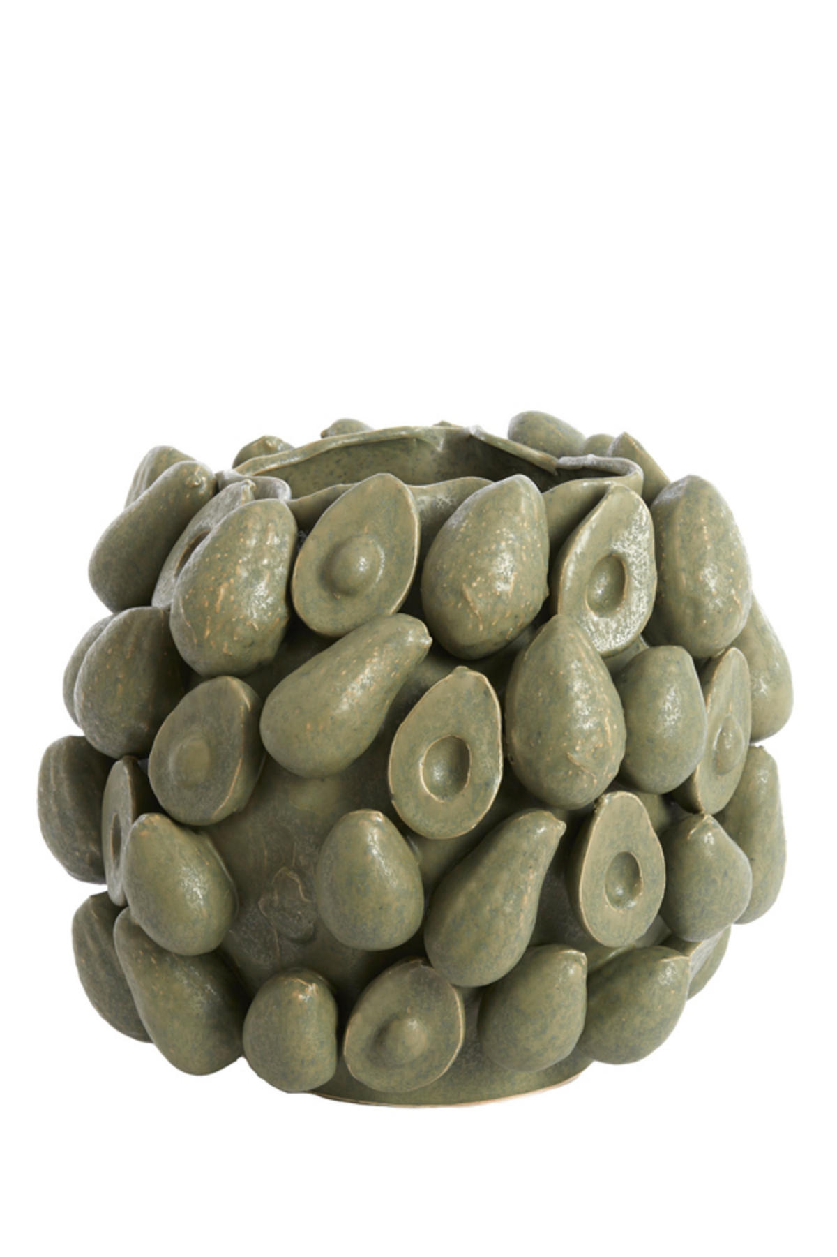 VASE Avocadogrün Ø36/31,5 cm - Grün, Keramik (31.5cm) - Light & Living