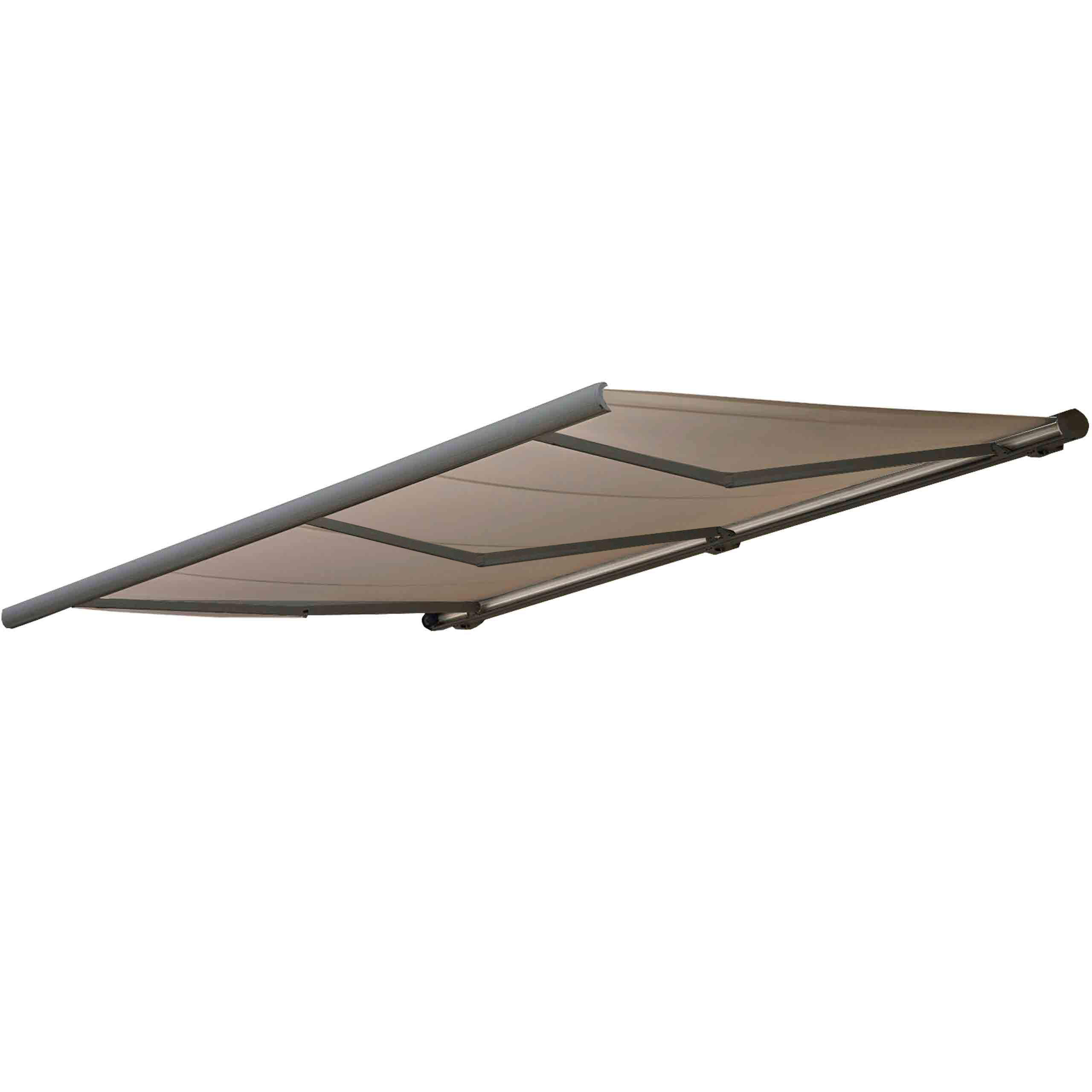 ELEKTRISCHE KASSETTENMARKISE Beige, Grau - Beige/Grau, Textil (600/16/300cm) - MCW