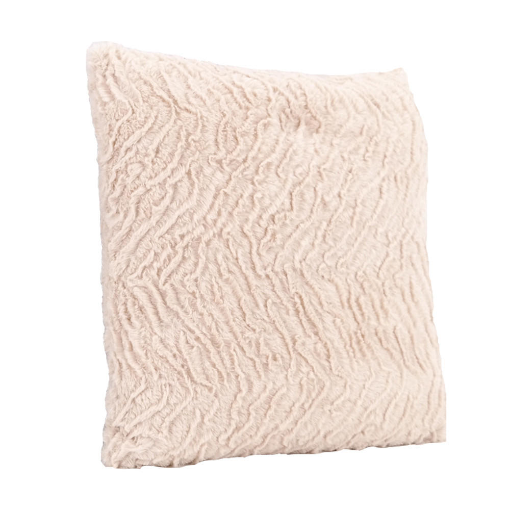 KISSENHÜLLE 40x40 cm, Polyester, Beige - Beige, Textil (40/40cm) - PTMD Collection