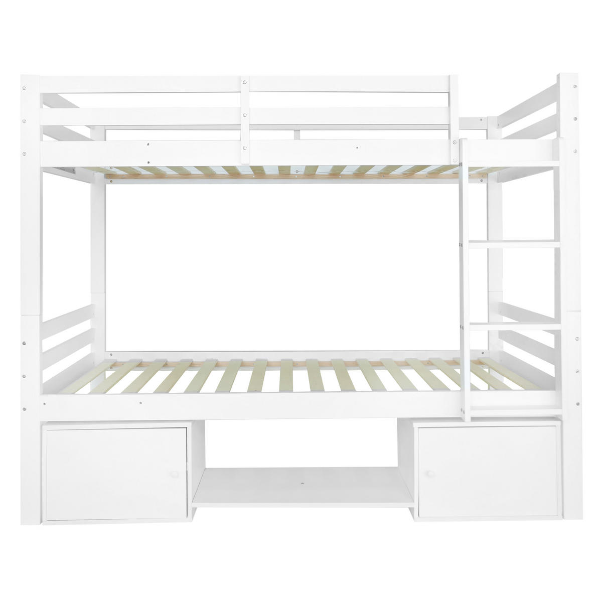 ETAGENBETT für Kinder Weiß - Weiß, Holz (90/200cm) - ComfortXL