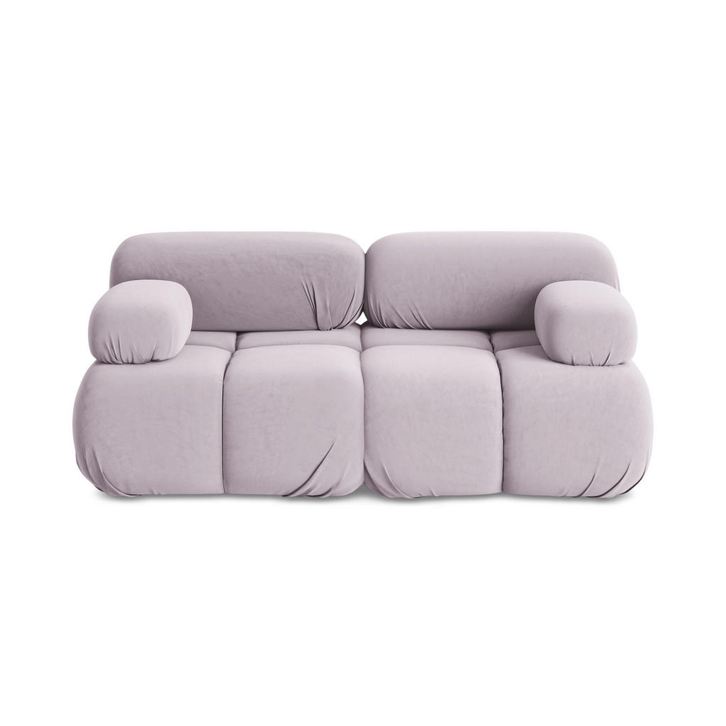 Thumbnail - Makamii 2-Sitzer-Sofa, Flieder, Textil, Füllung: Schaumstoff, 190x70x96 cm, Made in EU, Wohnzimmer, Sofas & Couches, Sof...