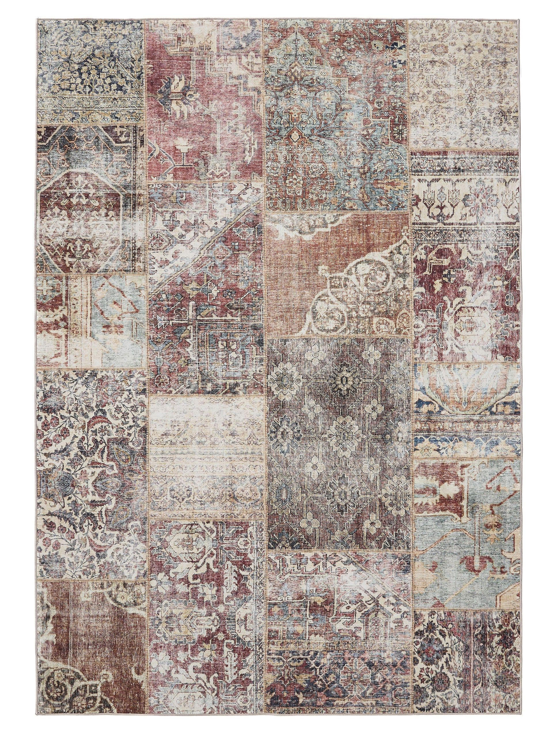VINTAGE-TEPPICH George waschbar 160x230 cm - Multicolor, Kunststoff (160/230cm) - benuta