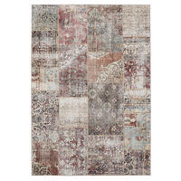 VINTAGE-TEPPICH George waschbar 80x150 cm - Multicolor/Braun, Kunststoff (80/150cm) - benuta