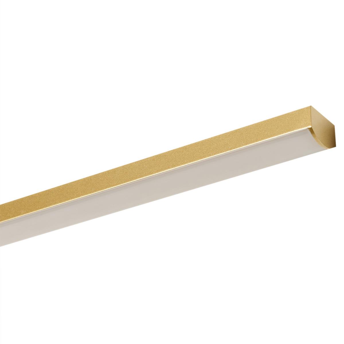 LED WANDLAMPE Gold/Schwarz Nuevo - Goldfarben/Schwarz, Metall (45/90/11cm) - Beliani