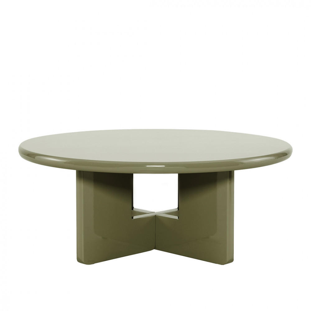 COUCHTISCH - Grün - Einzelstück - Grün, Holz (80/80/32cm) - Drawer