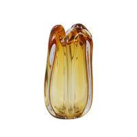 TOPF Murela - Orange - 15/15/28 cm - Orange, Glas (15/28cm) - Light & Living